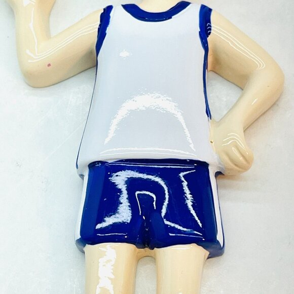 NEW Basketball Player Boy Personalizable Blank Christmas Ornament By Polarx - Picture 4 of 8